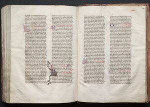 كتاب القداس جوتا: Fol. 147V ، نص ، ج. 1375. بواسطة سيد بوكيه