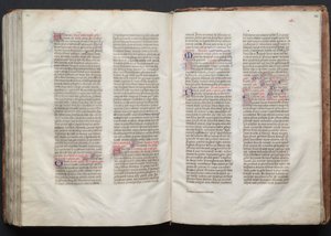 كتاب قداس جوتا: Fol. 152 و ، نص ، ج. 1375. بواسطة سيد بوكيه