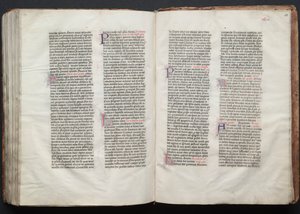 كتاب القداس جوتا: Fol. 154V ، نص ، ج. 1375. بواسطة سيد بوكيه