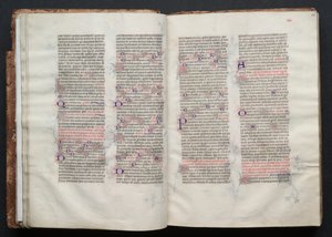 كتاب القداس جوتا: Fol. 24 و ، نص ، ج. 1375. بواسطة سيد بوكيه