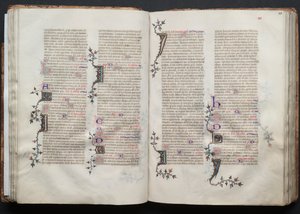 كتاب قداس جوتا: Fol. 41 و ، نص ، ج. 1375. بواسطة سيد بوكيه