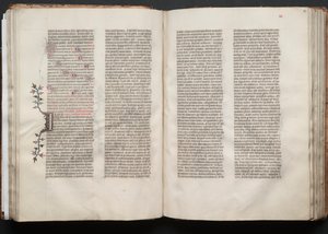 كتاب القداس جوتا: Fol. 51 ظ ، نص ، ج. 1375. بواسطة سيد بوكيه