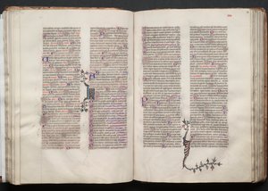 كتاب القداس جوتا: Fol. 53 ظ ، نص ، ج. 1375. بواسطة سيد بوكيه