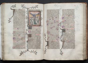 كتاب القداس جوتا: Fol. 76 ظ ، الصعود ، ج. 1375.
