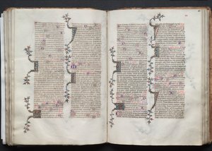 كتاب قداس جوتا: Fol. 81 و ، نص ، ج. 1375. بواسطة سيد بوكيه