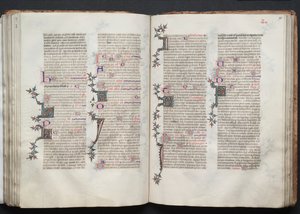 كتاب القداس جوتا: Fol. 94 ظ ، نص ، ج. 1375. بواسطة سيد بوكيه