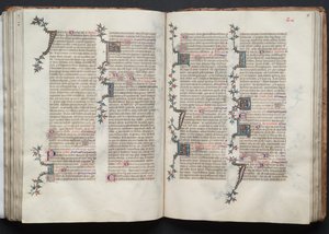 كتاب القداس جوتا: Fol. 96 و ، نص ، ج. 1375.