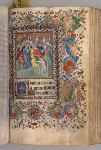 ساعات شارل النبيل ، ملك نافار 1361-1425: fol. 144 و ، خيانة المسيح ، ج. 1405. بواسطة ماجستير في الأحرف الأولى وشركاء بروكسل