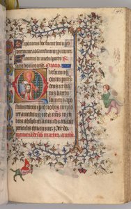 ساعات شارل النبيل ، ملك نافار 1361-1425: fol. 267 و ، سانت بارثولوميو ، ج. 1405. بواسطة ماجستير في الأحرف الأولى وشركاء بروكسل