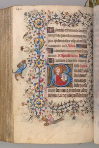 ساعات شارل النبيل ، ملك نافار 1361-1425: fol. 267v ، نص ، ج. 1405. بواسطة ماجستير في الأحرف الأولى وشركاء بروكسل