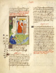 Harley 4431 f.113v ، Aesculapius and Circe ، رسم توضيحي من 