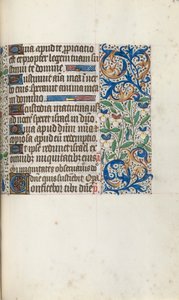 كتاب ساعات استخدام روان: fol. 106 و ، ج. 1470. بواسطة سيد لاتيني جنيف