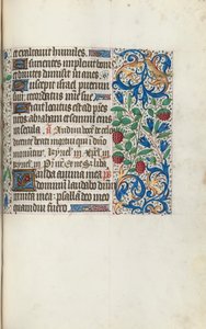 كتاب ساعات استخدام روان: fol. 108 و ، ج. 1470. بواسطة سيد لاتيني جنيف
