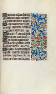 كتاب ساعات استخدام روان: fol. 111 و ، ج. 1470.