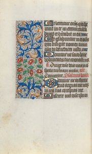 كتاب ساعات استخدام روان: fol. 111 ج ، ج. 1470. بواسطة سيد لاتيني جنيف