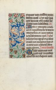 كتاب ساعات استخدام روان: fol. 115 فولت ، ج. 1470. بواسطة سيد لاتيني جنيف