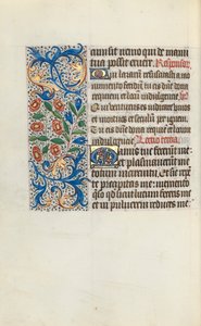 كتاب ساعات استخدام روان: fol. 116 فولت ، ج. 1470. بواسطة سيد لاتيني جنيف