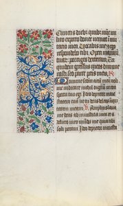 كتاب ساعات استخدام روان: fol. 124 فولت ، ج. 1470. بواسطة سيد لاتيني جنيف
