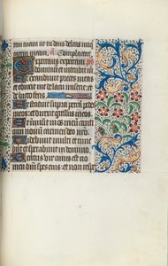 كتاب ساعات استخدام روان: fol. 125 و ، ج. 1470. بواسطة سيد لاتيني جنيف