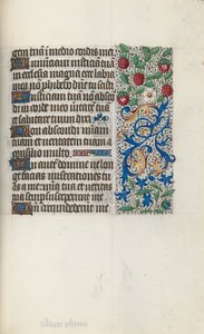 كتاب ساعات استخدام روان: fol. 126 و ، ج. 1470.