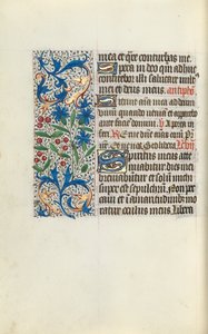 كتاب ساعات استخدام روان: fol. 130 فولت ، ج. 1470. بواسطة سيد لاتيني جنيف