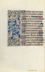 كتاب ساعات استخدام روان: fol. 142 فولت ، ج. 1470. بواسطة سيد لاتيني جنيف