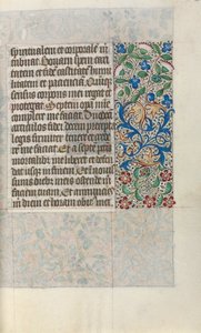 كتاب ساعات استخدام روان: fol. 22 و ، ج. 1470.