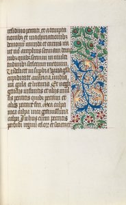 كتاب ساعات استخدام روان: fol. 25 و ، ج. 1470. بواسطة سيد لاتيني جنيف