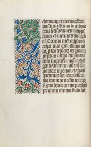 كتاب ساعات استخدام روان: fol. 25 فولت ، ج. 1470. بواسطة سيد لاتيني جنيف