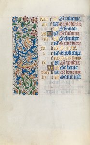 كتاب ساعات استخدام روان: fol. 2 ظ ، ج. 1470. بواسطة سيد لاتيني جنيف