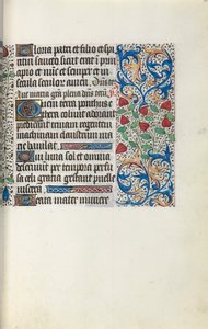 كتاب ساعات استخدام روان: fol. 30 و ، ج. 1470. بواسطة سيد لاتيني جنيف