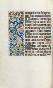 كتاب ساعات استخدام روان: fol. 40 فولت ، ج. 1470. بواسطة سيد لاتيني جنيف