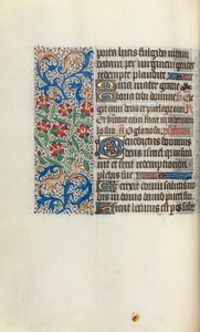 كتاب ساعات استخدام روان: fol. 47 فولت ، ج. 1470. بواسطة سيد لاتيني جنيف