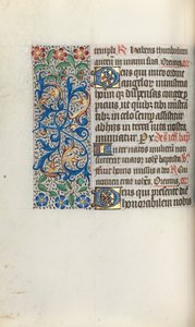 كتاب ساعات استخدام روان: fol. 50 فولت ، ج. 1470. بواسطة سيد لاتيني جنيف