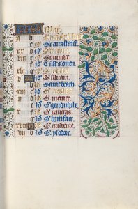 كتاب ساعات استخدام روان: fol. 5 و ، ج. 1470. بواسطة سيد لاتيني جنيف