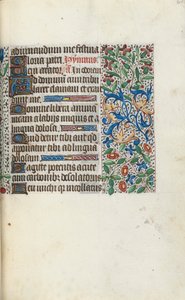 كتاب ساعات استخدام روان: fol. 61 و ، ج. 1470.
