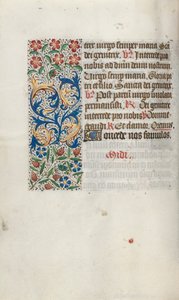 كتاب ساعات استخدام روان: fol. 63 فولت ، ج. 1470. بواسطة سيد لاتيني جنيف