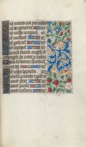 كتاب ساعات استخدام روان: fol. 93 و ، ج. 1470. بواسطة سيد لاتيني جنيف