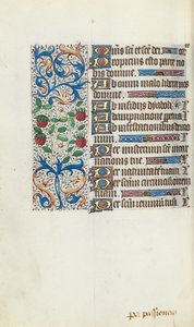 كتاب ساعات استخدام روان: fol. 94 فولت ، ج. 1470. بواسطة سيد لاتيني جنيف
