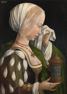 المجدلين يبكي ، ج. 1525 بواسطة سيد الأسطورة المجدلية ،