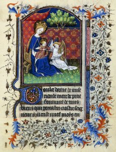 توج العذراء ، 1430-1440 بواسطة Master of the Munich Golden Legend