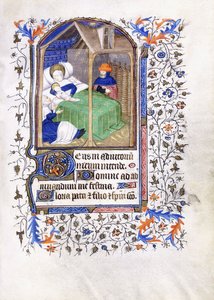 الميلاد ، 1430-1440 بواسطة سيد الأسطورة الذهبية في ميونيخ