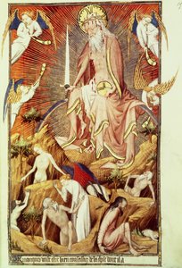 السيدة لات. 9471 ص .194 الحكم الأخير ، من Grandes Heures de Rohan ، c.1418-25 (انظر أيضًا 121172)