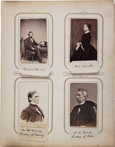 ألبوم 200 كارتس دي فيزيت ، معظمها برادي ، ج .1865 (صورة بني داكن) بواسطة ماثيو ب برادي