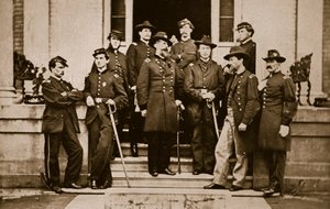 اللواء OB Wilcox والموظفين ، 1861-65 بواسطة ماثيو ب برادي