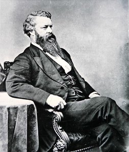 وليام بيلكناب (1829-90) 1876 (صورة بالأبيض والأسود) بواسطة ماثيو برادي