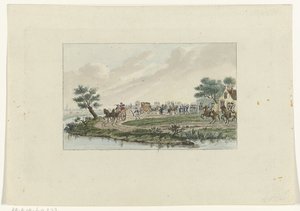 القبض على الأميرة في Goejanverwellesluis 1787