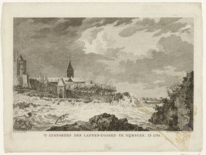 انهيار لابينتورين في نيميغن ، 1784 انهيار أبراج لابين في نيميغن. في عام 1784 (العنوان على الكائن) بواسطة H. جوبل
