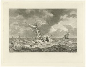شواطئ كاغ للقبطان كلاس رينجلز بالقرب من تيكسل ، 1778 بواسطة هنريك كوبيل