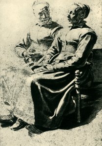 امرأتان فلاحتان ، منتصف القرن السابع عشر ، 1943.
